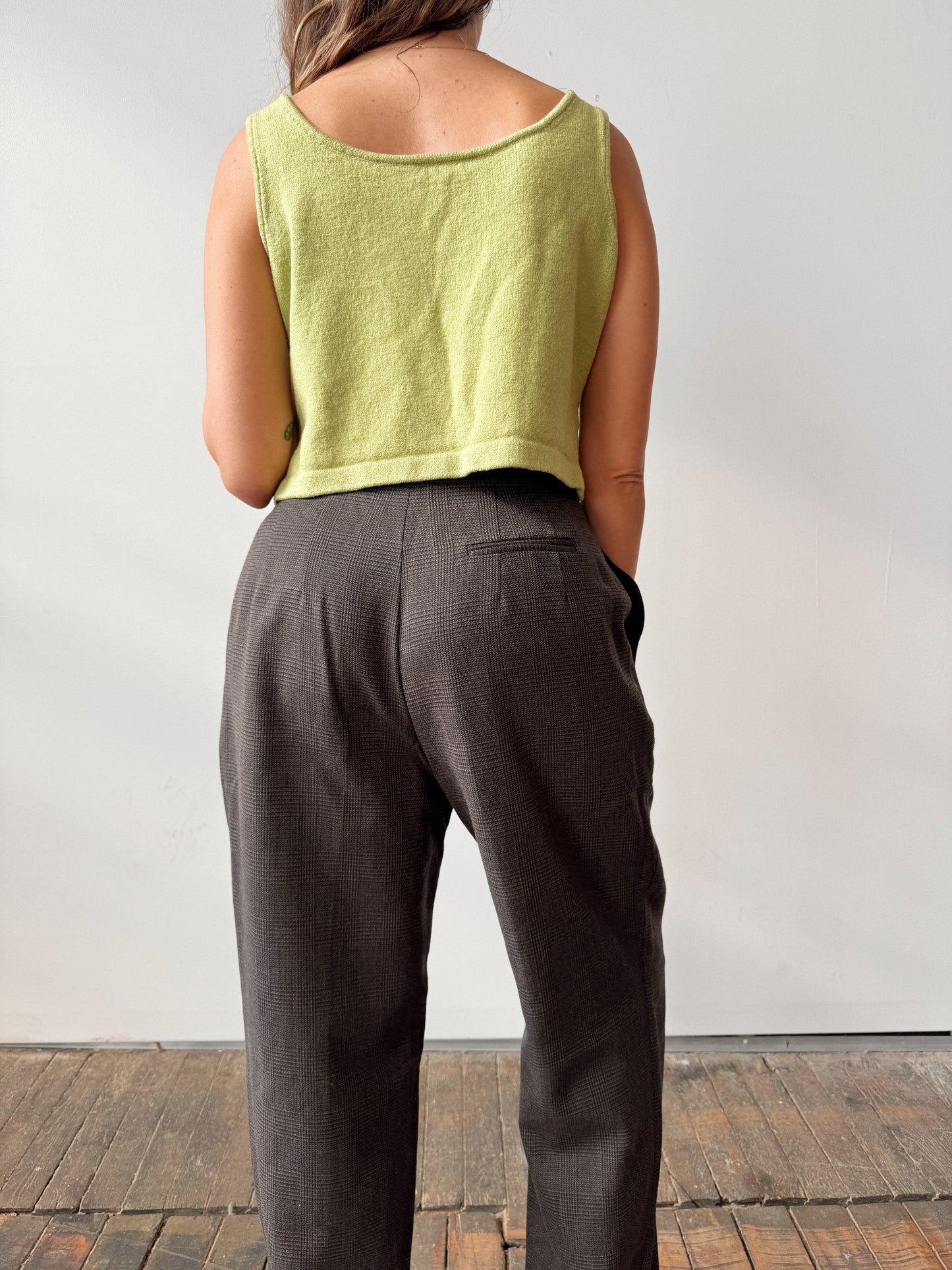 St. John Cropped Fall 2004 Green Top (S)