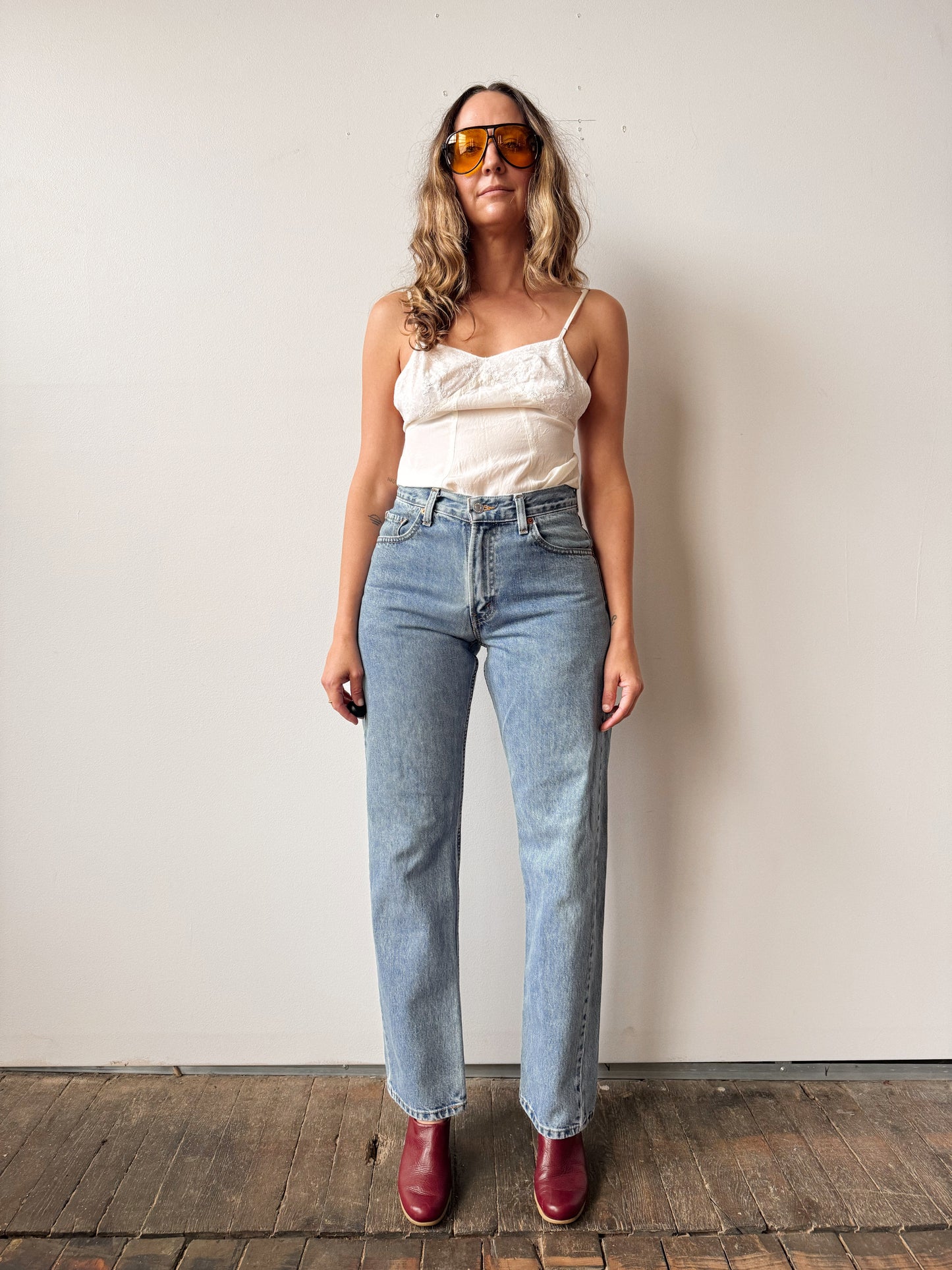 Levi's 505 Straight Leg Denim Jeans (28")