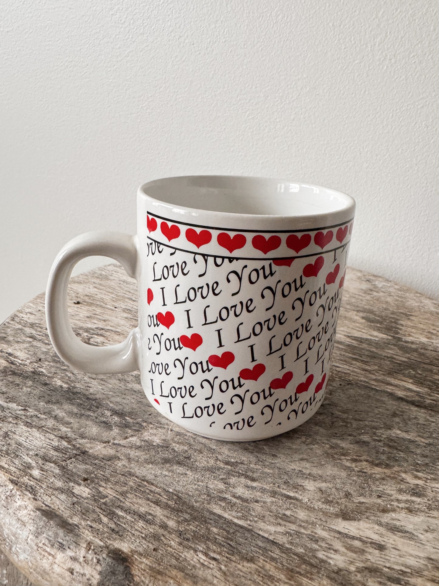 I Love You Script 90s Mug