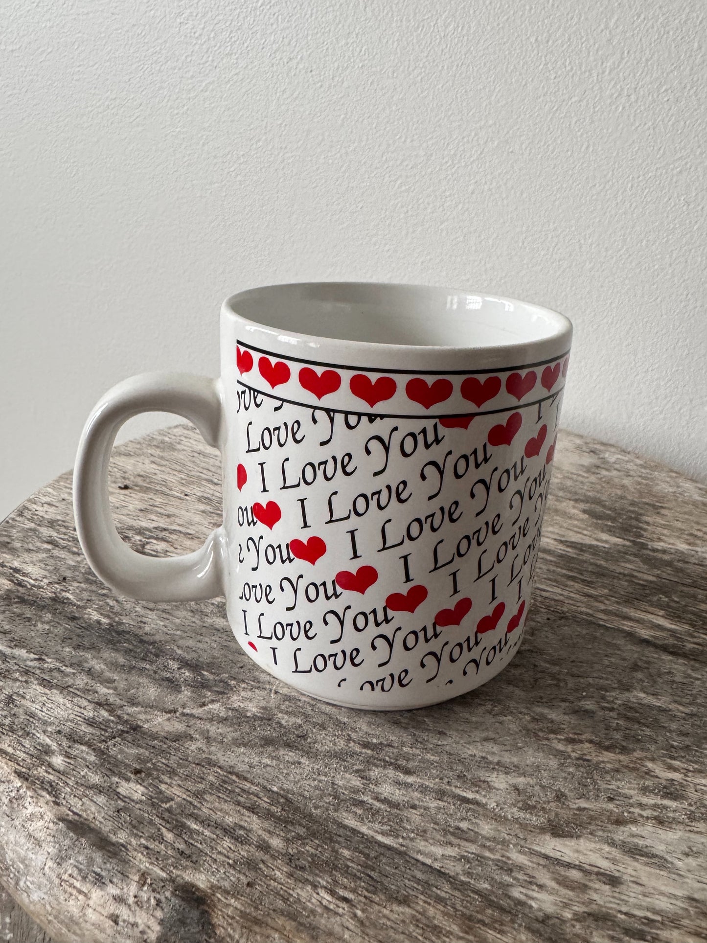 I Love You Script 90s Mug