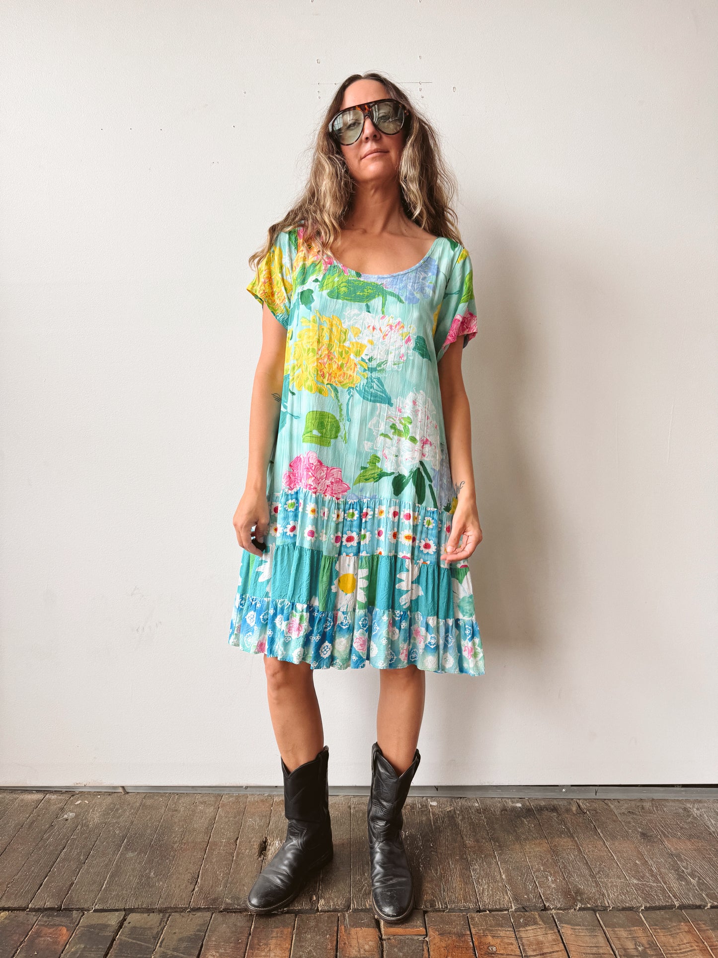 Summer Print Jams World Drop waist Dress (XL)