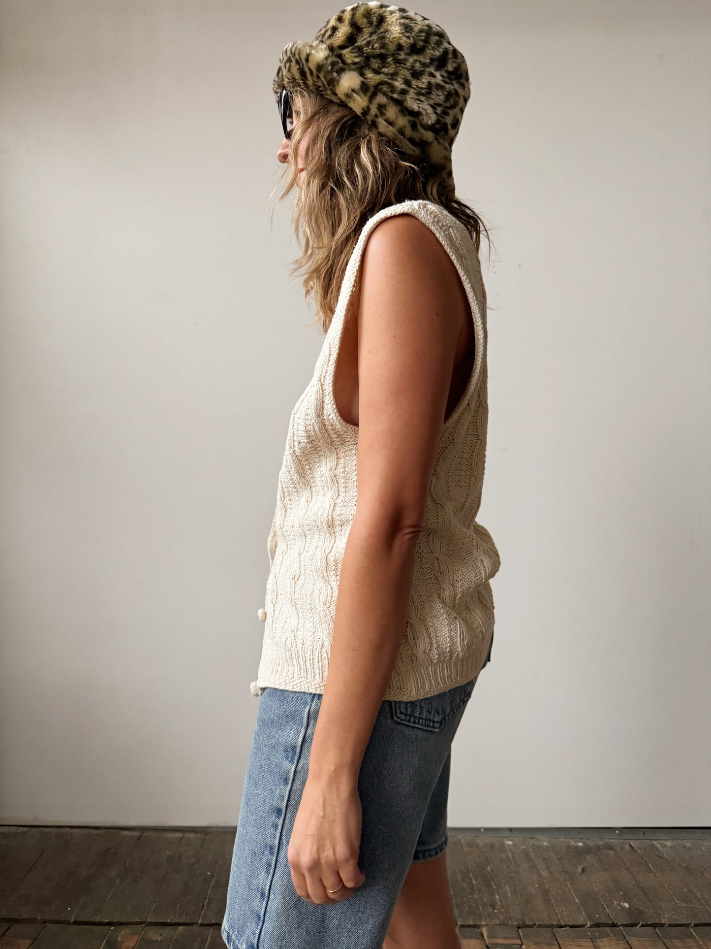 Silk Knit Vest (S)