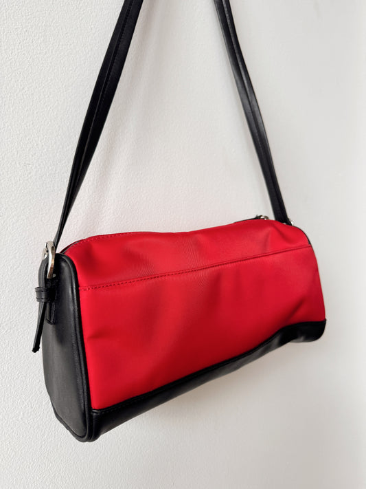 90s City DKNY Nylon Barral Crossbody Bag