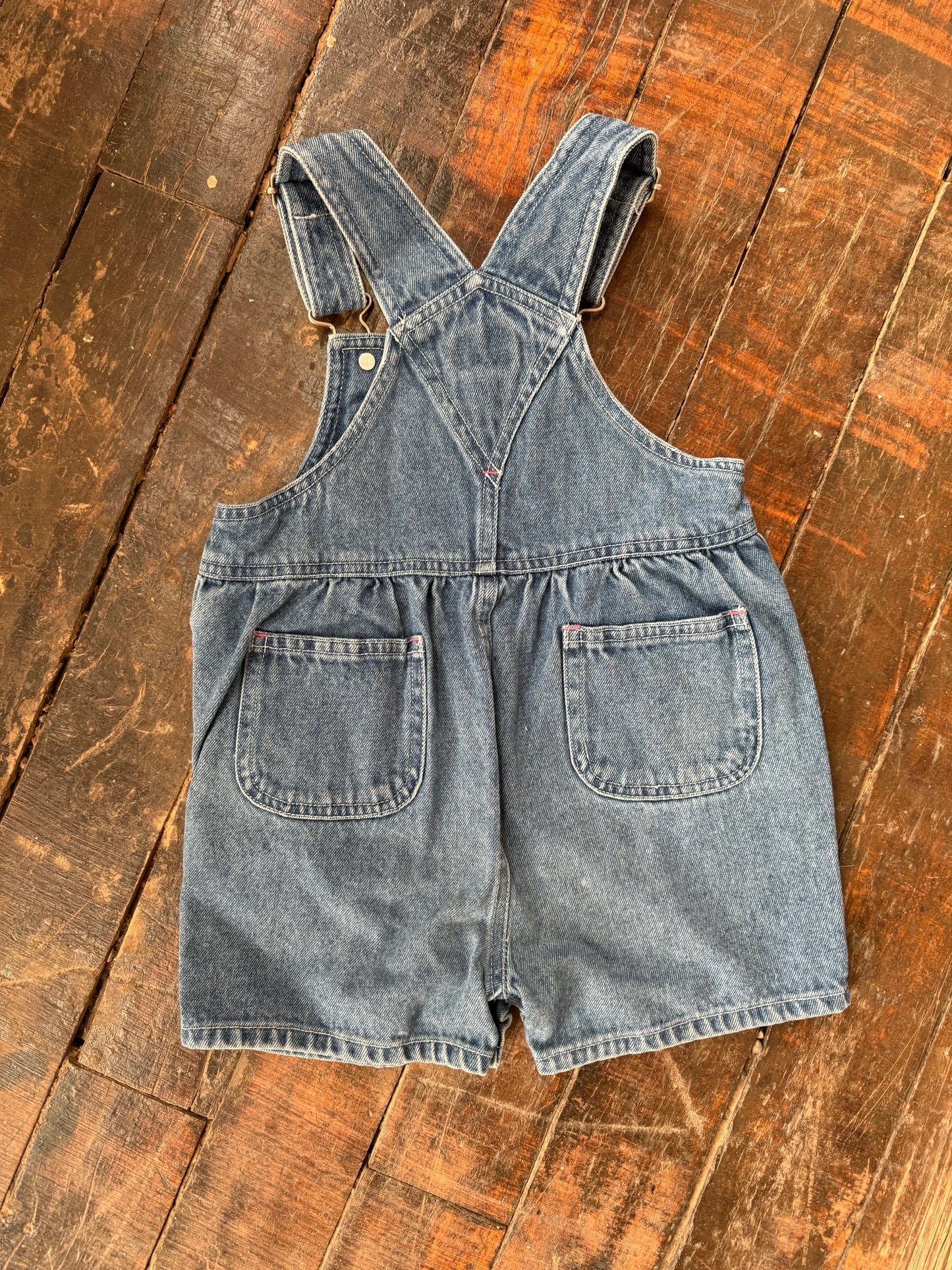 90s Carter’s Denim Fruit Overalls (24mos)