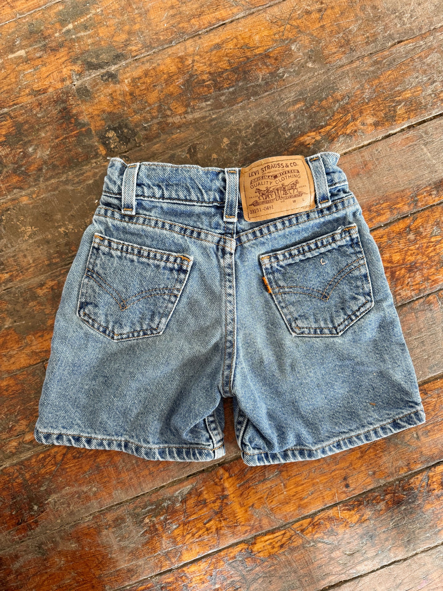 Levi's Orange Tab Denim Shorts (3T)