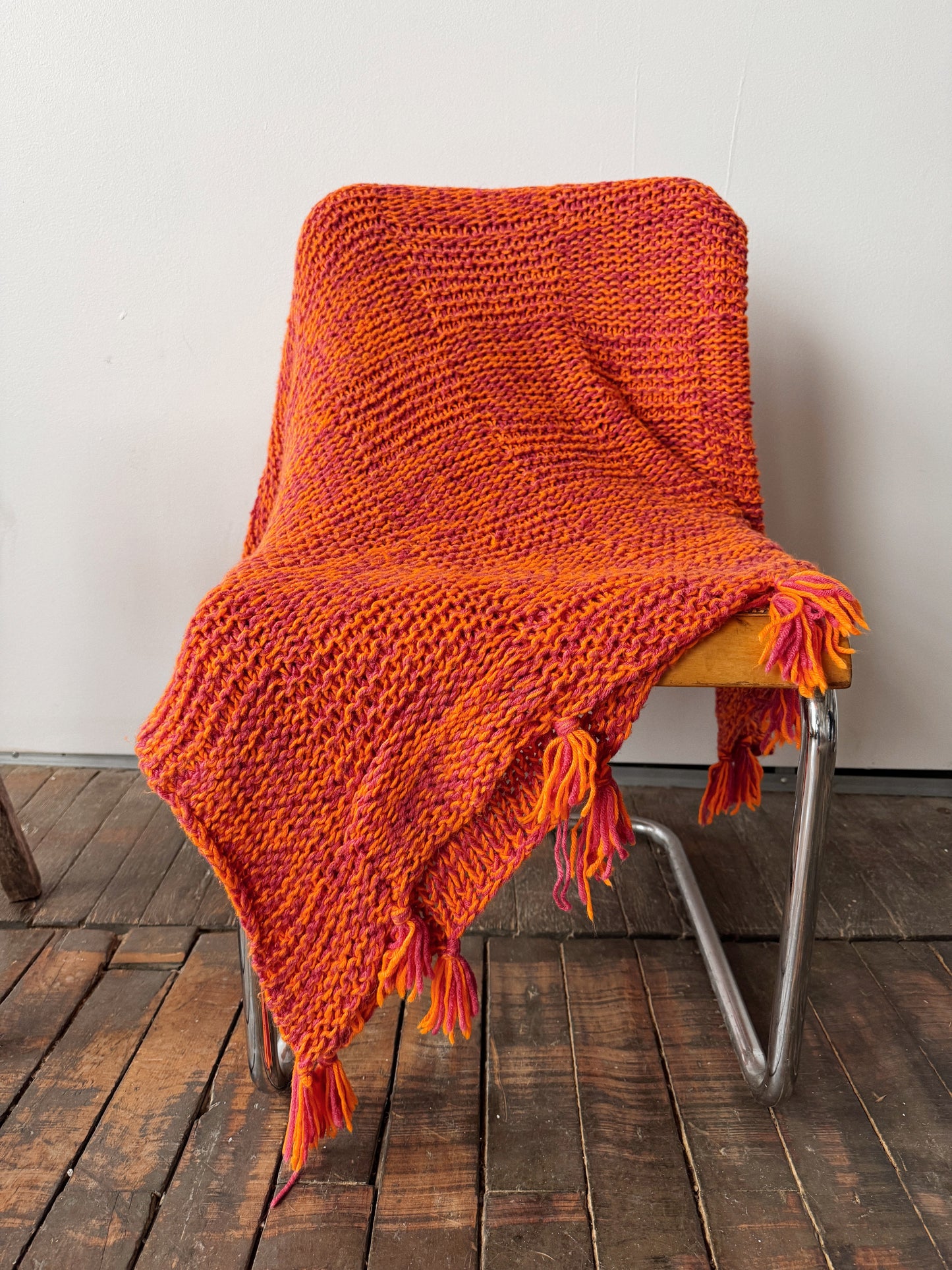 Vintage Afghan Throw Blanket