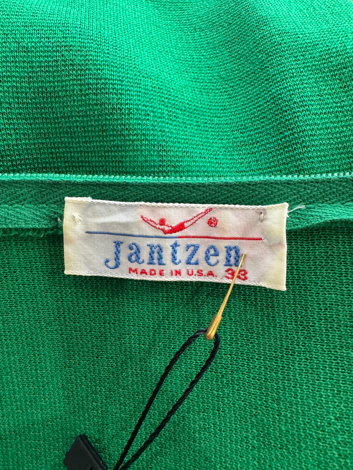 60s Jantzen Color-Block Knit Shirt (M)