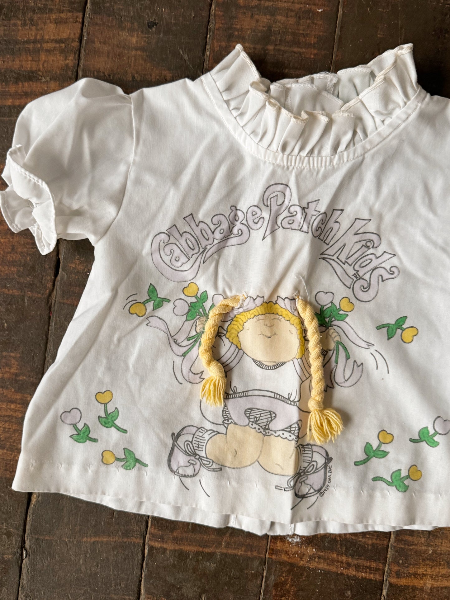 Cabbage Patch Kids Pigtail Ruffle Top (6mths)