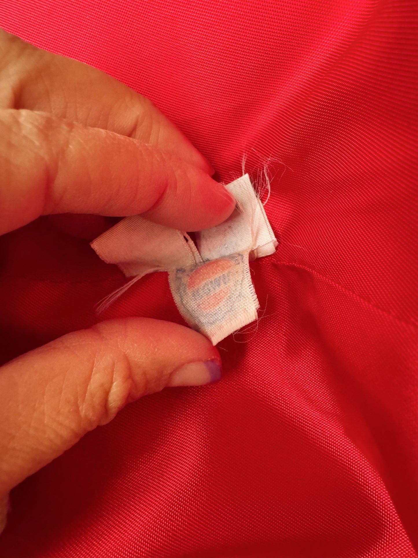 Red Wool 90s Overcoat (M)