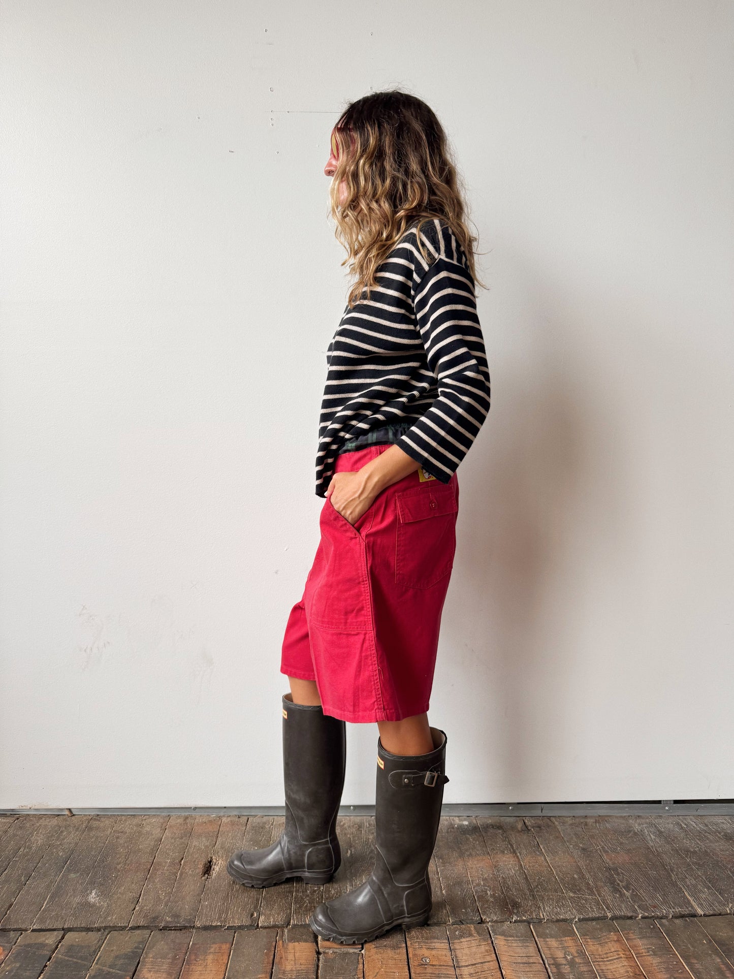 Duck Head Chino Red Shorts (34")