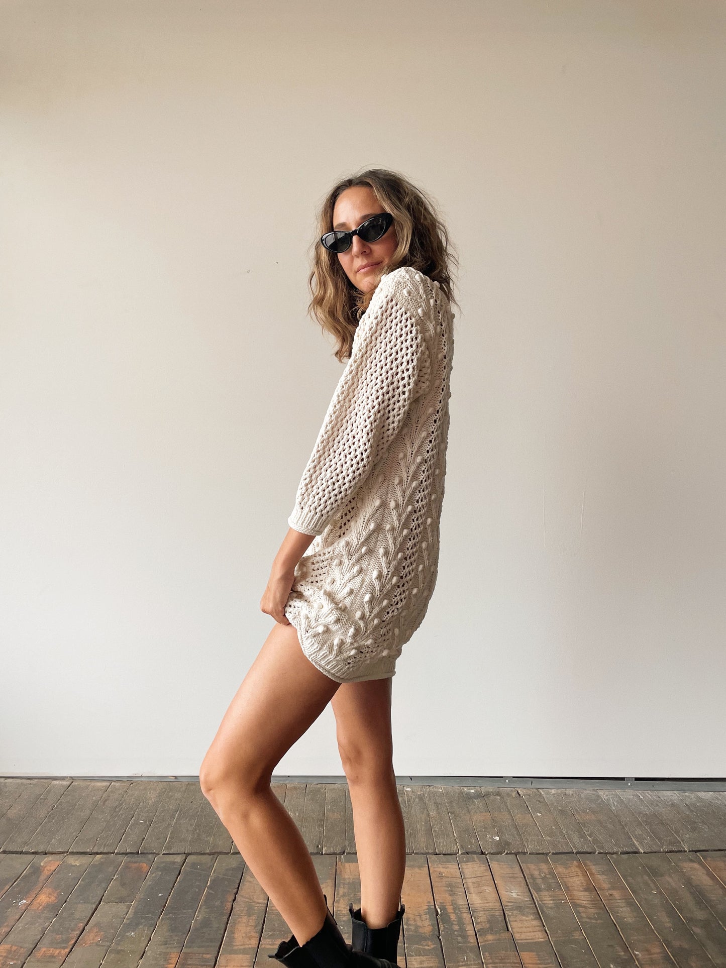 90s Cable Knit Tunic