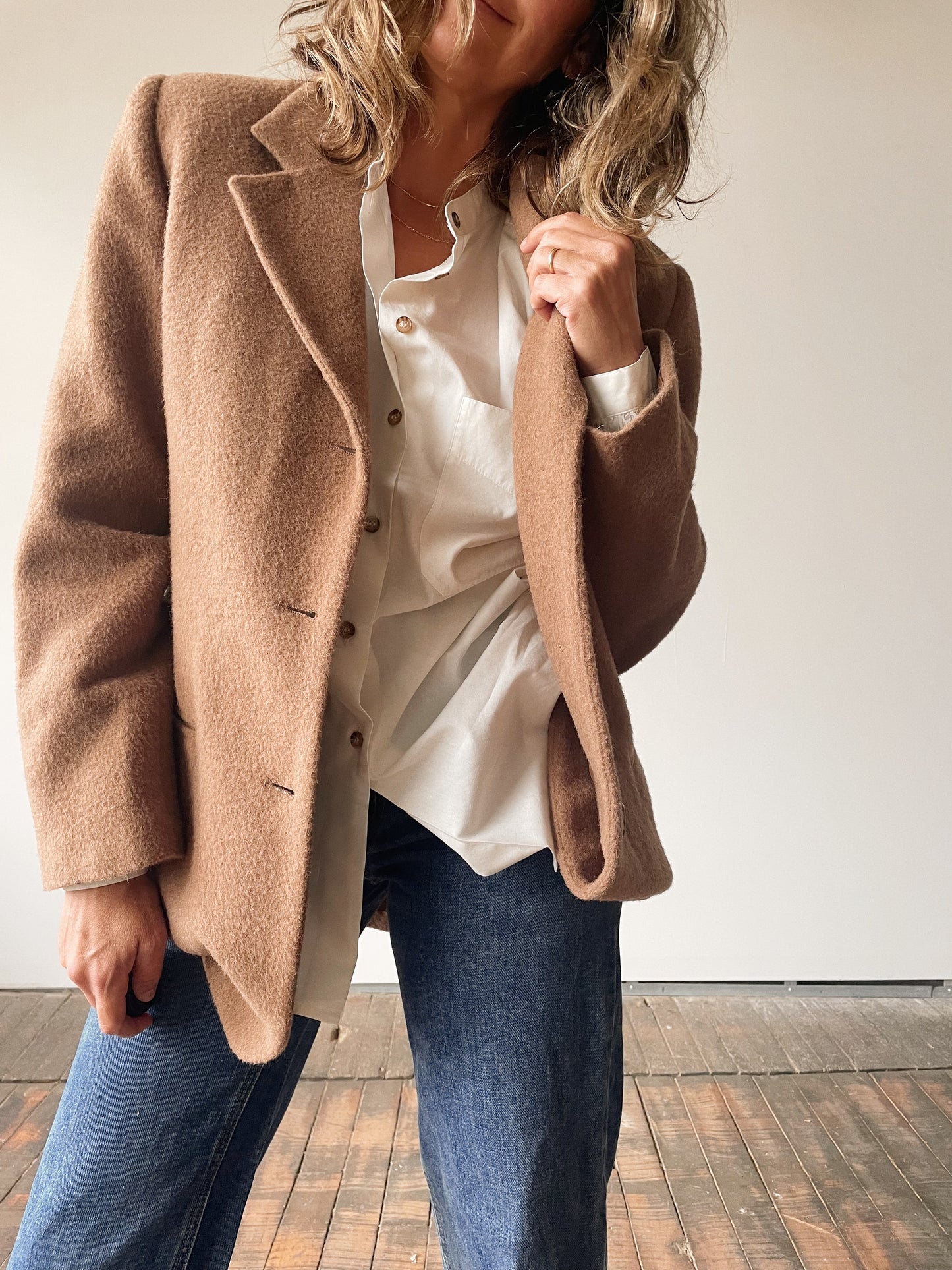 Wool Camel Blazer (M)