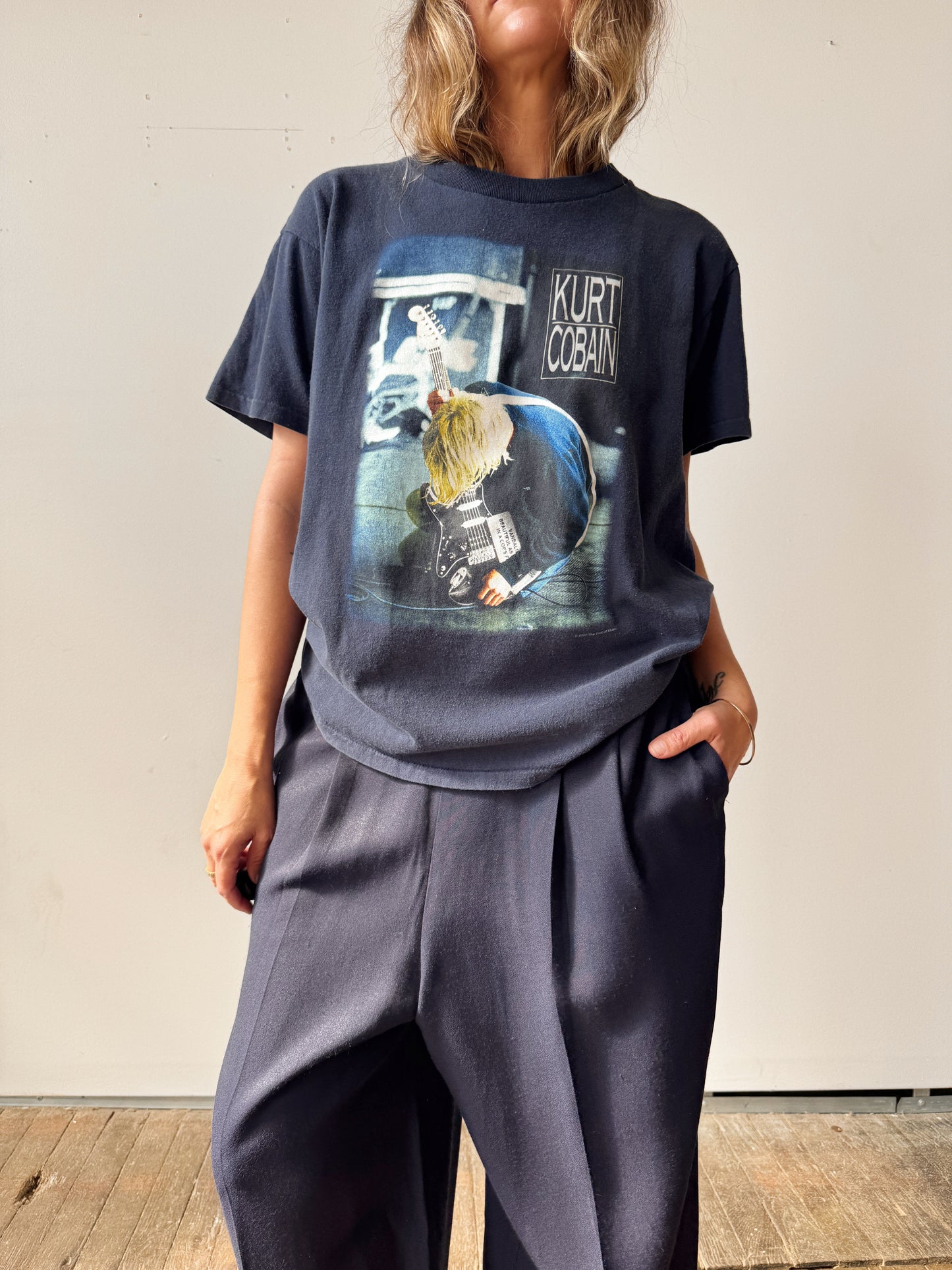 Y2K Kurt Cobain All Sport Tee (M)