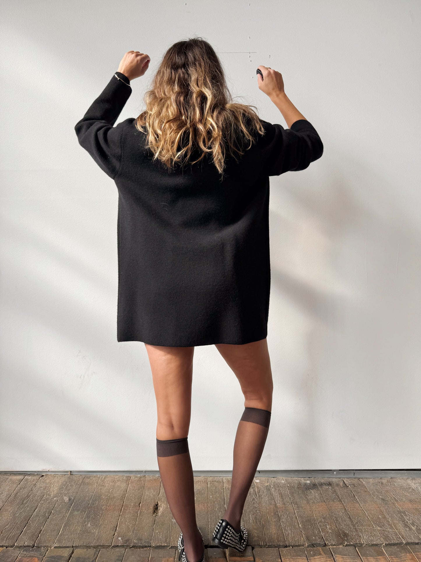 Ralph Lauren Double-Breasted Merino Wool Knit Cardigan (L)