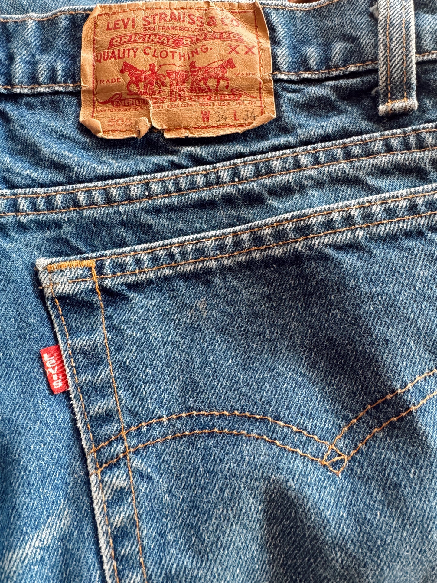 Levi's 505 70s Denim Jeans (32x33")