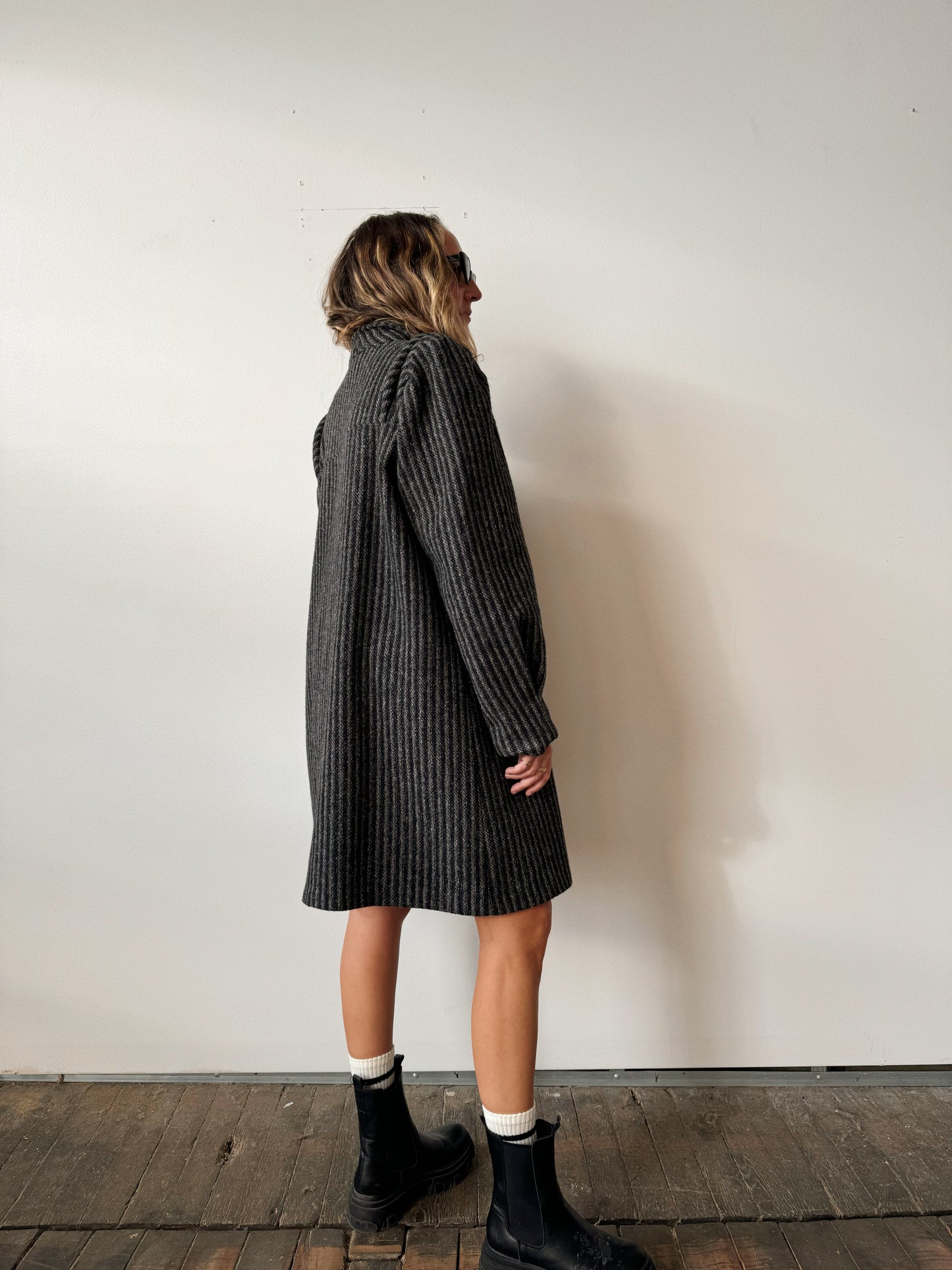 Charcoal 80s Betsy B Coat (M)