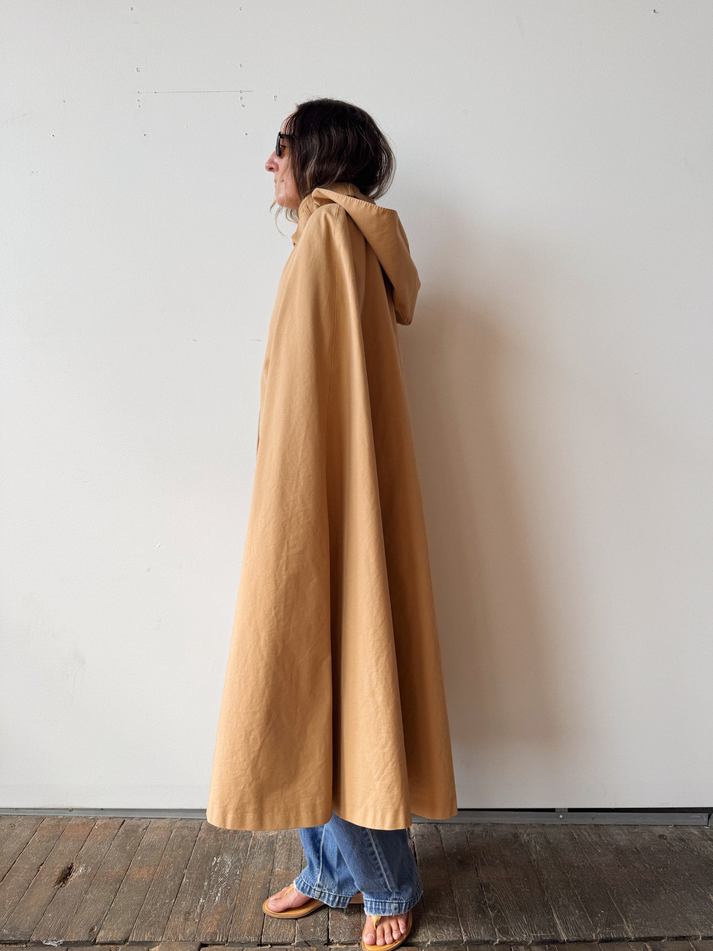 Made in Poland Cape with Corduroy Details