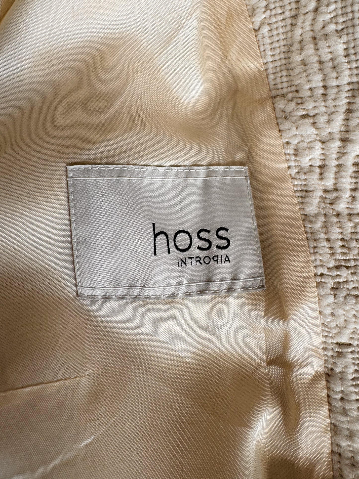 Ivory Bead and Texture Duster Coat, Contemproary (L)