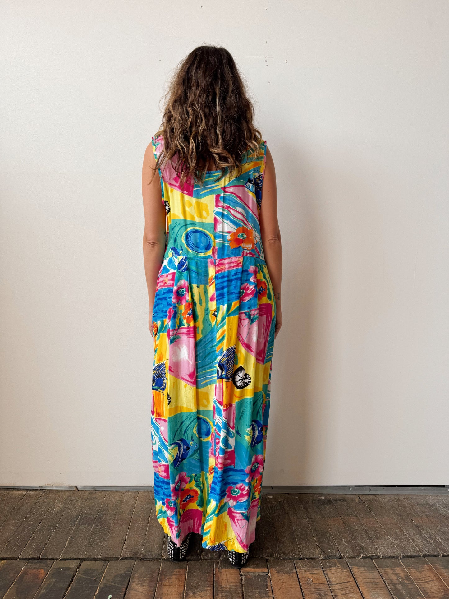 Bindi Hawaiian Maxi Dress (L)