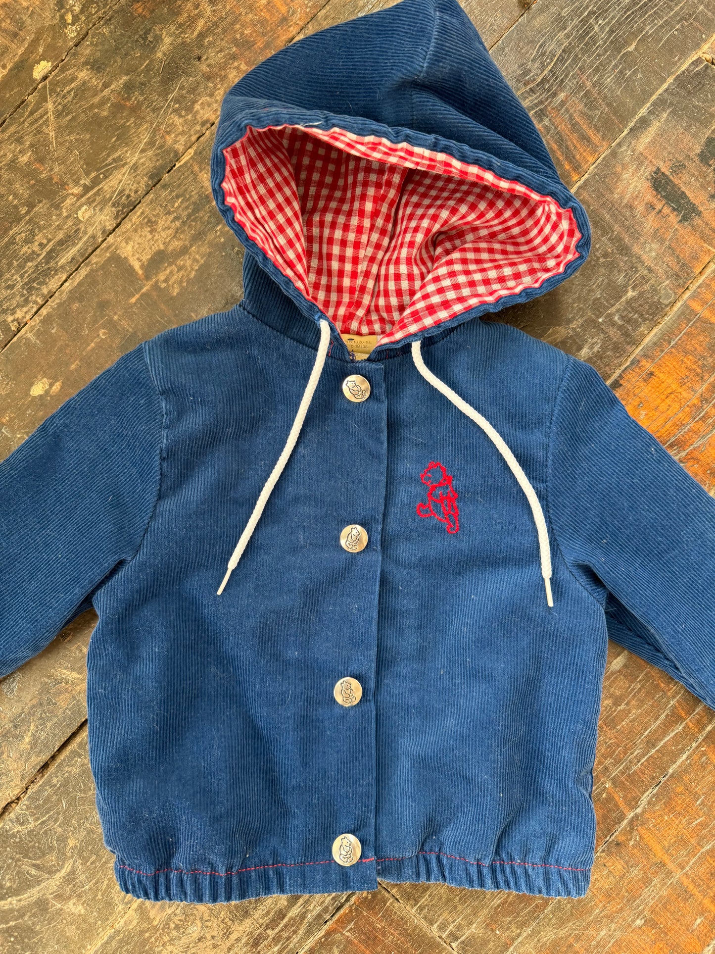 Winnie the Pooh Corduroy 80s Jacket (18mos)