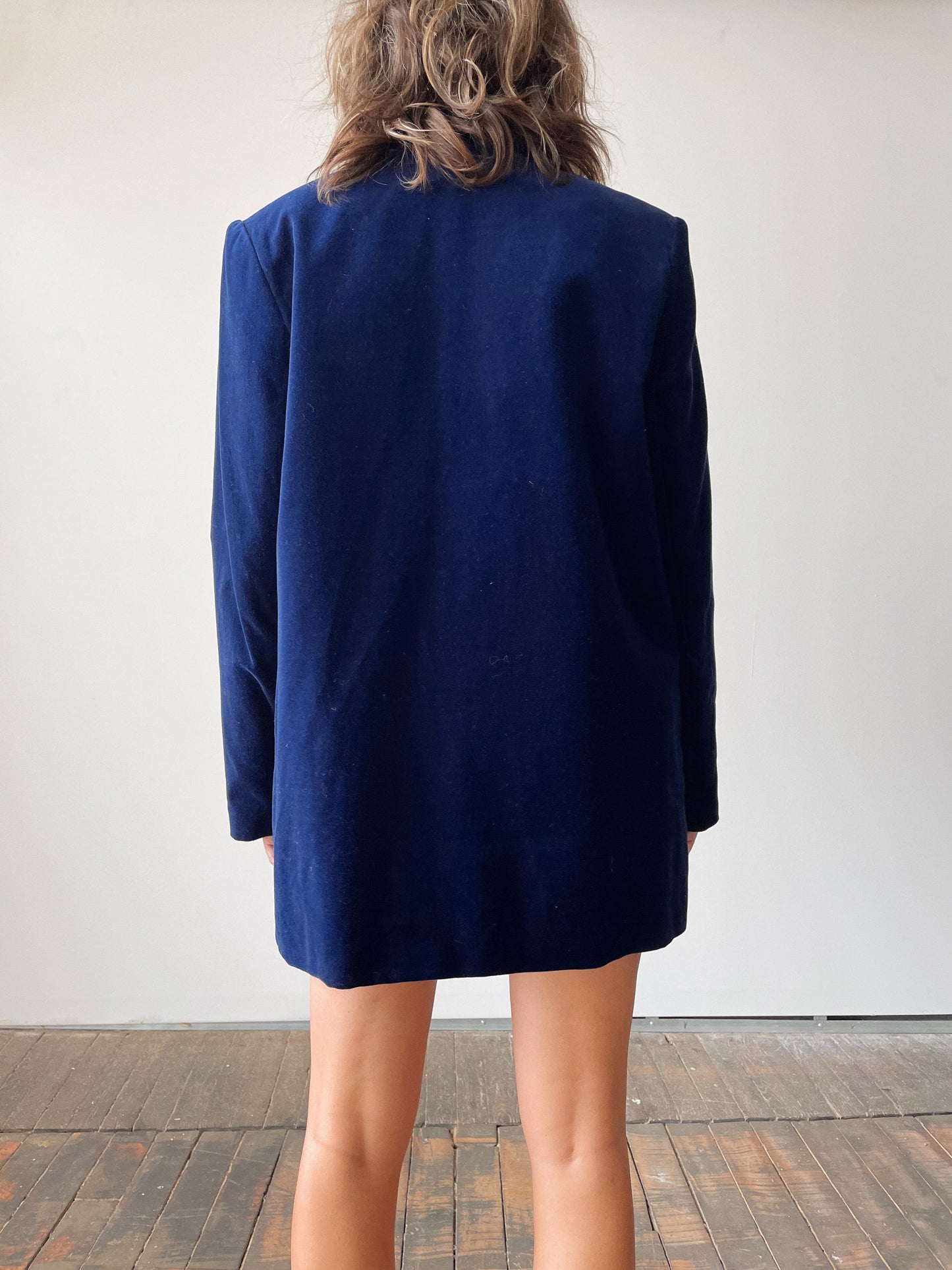 Blue Suede Blazer