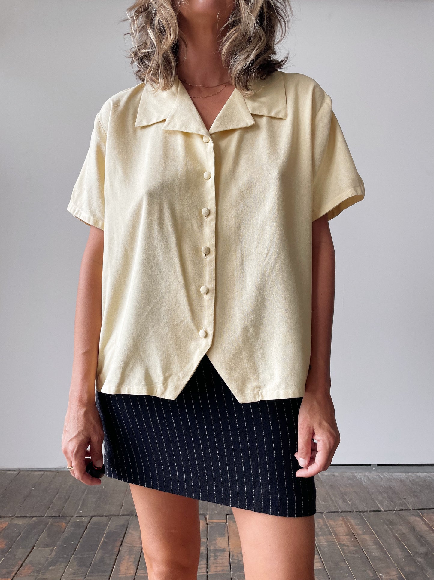 Silk Linen Blouse