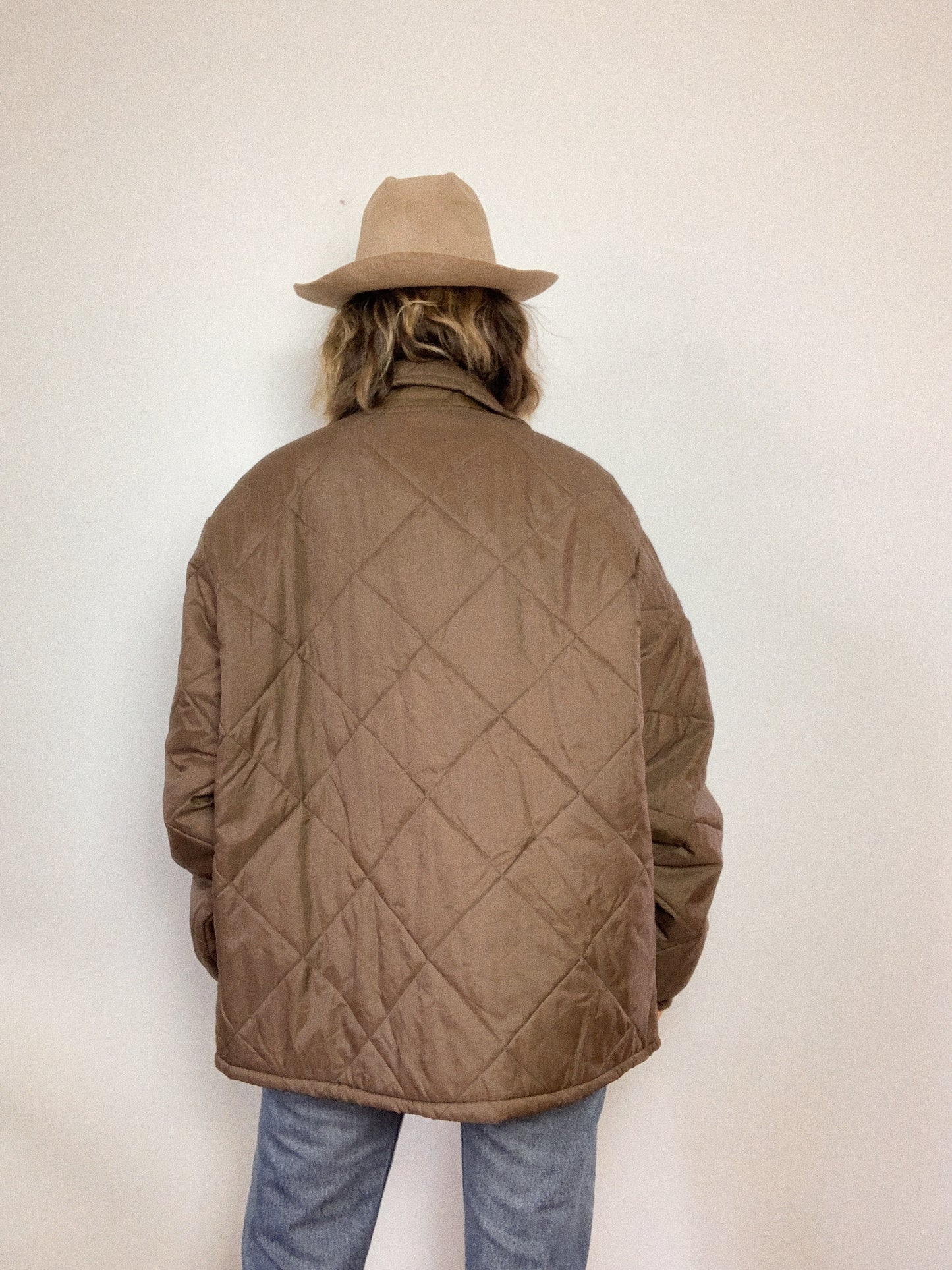 BIG SMITH NYLON QUILTED JACKET / LARGE