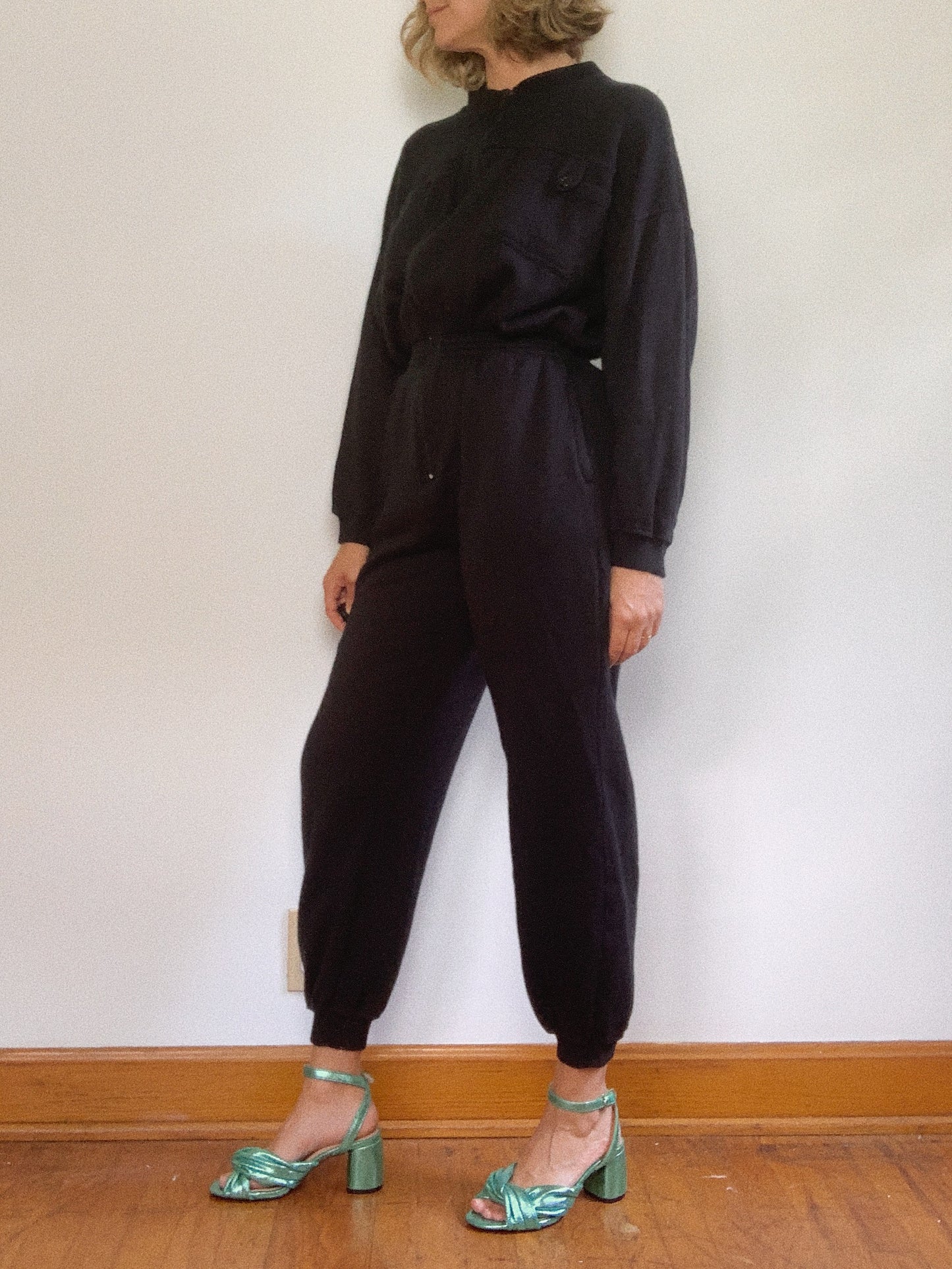 FLEECE JUMPSUIT / MEDIUM