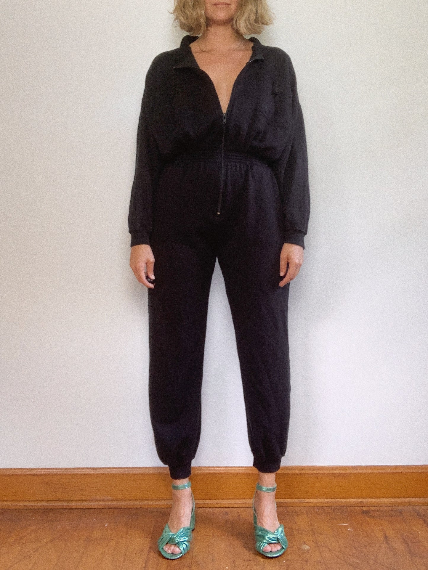 FLEECE JUMPSUIT / MEDIUM