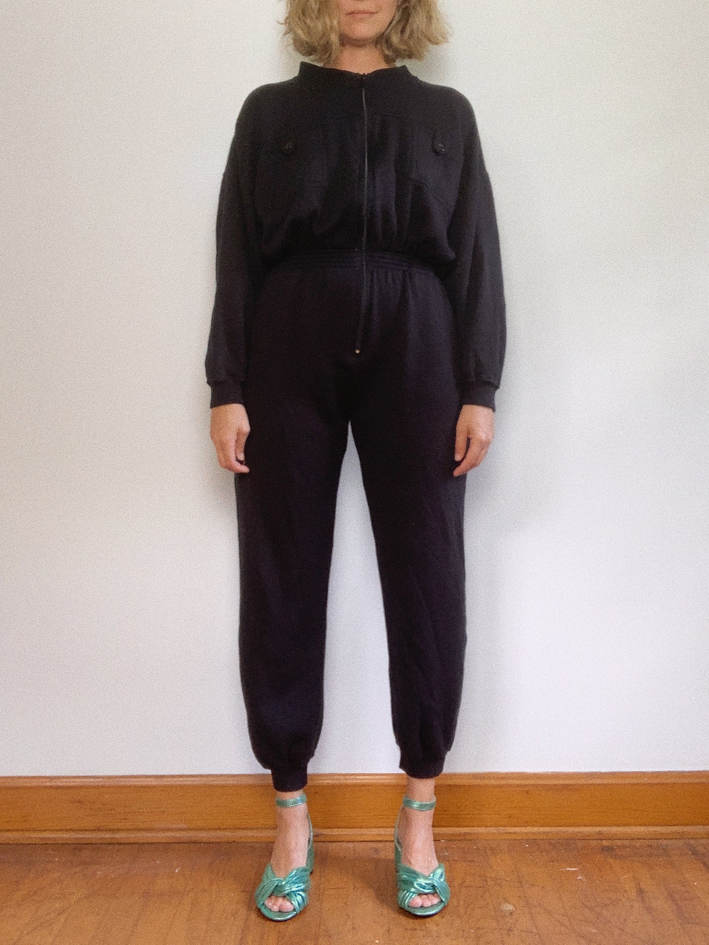 FLEECE JUMPSUIT / MEDIUM