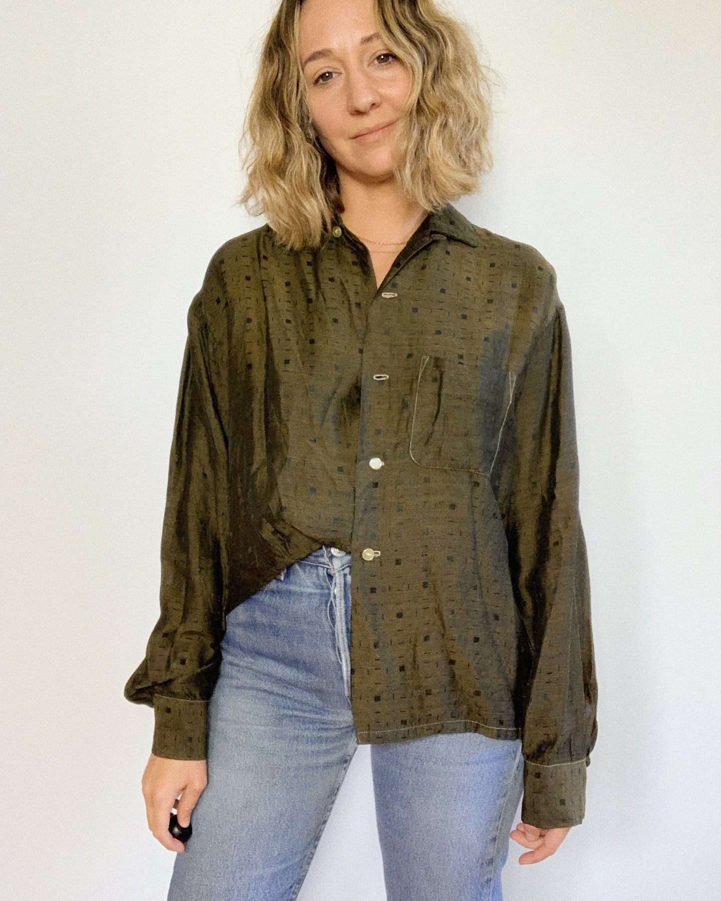 MOSS BLOUSE / MEDIUM