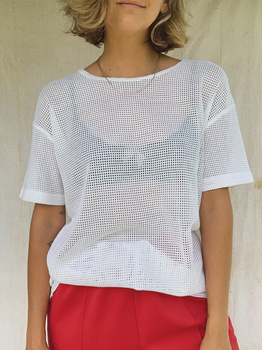 MESH SUMMA TEE / LARGE