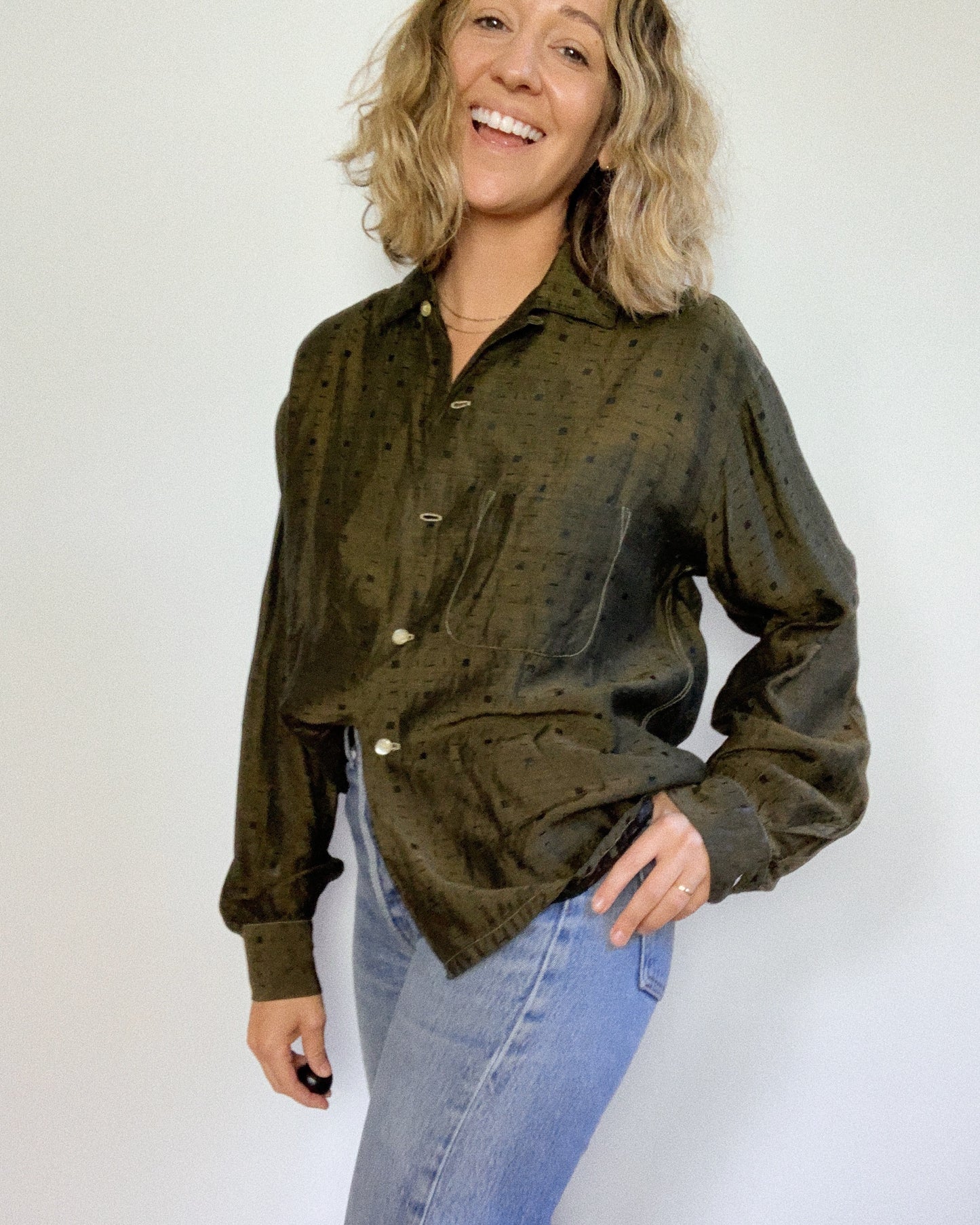 MOSS BLOUSE / MEDIUM