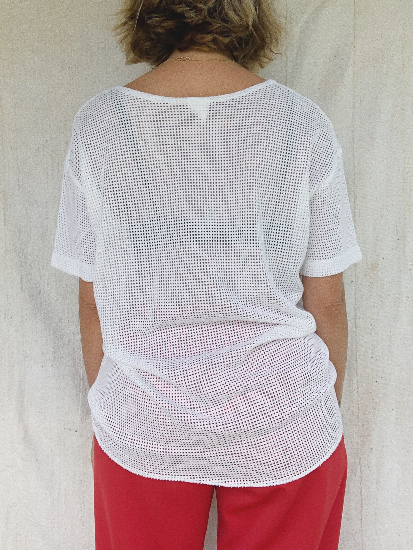 MESH SUMMA TEE / LARGE