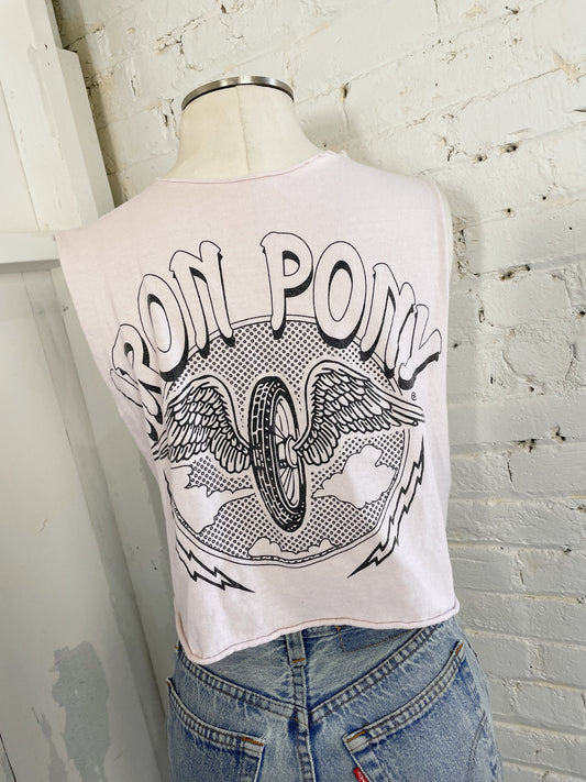 Iron Pony Pink Crop Top