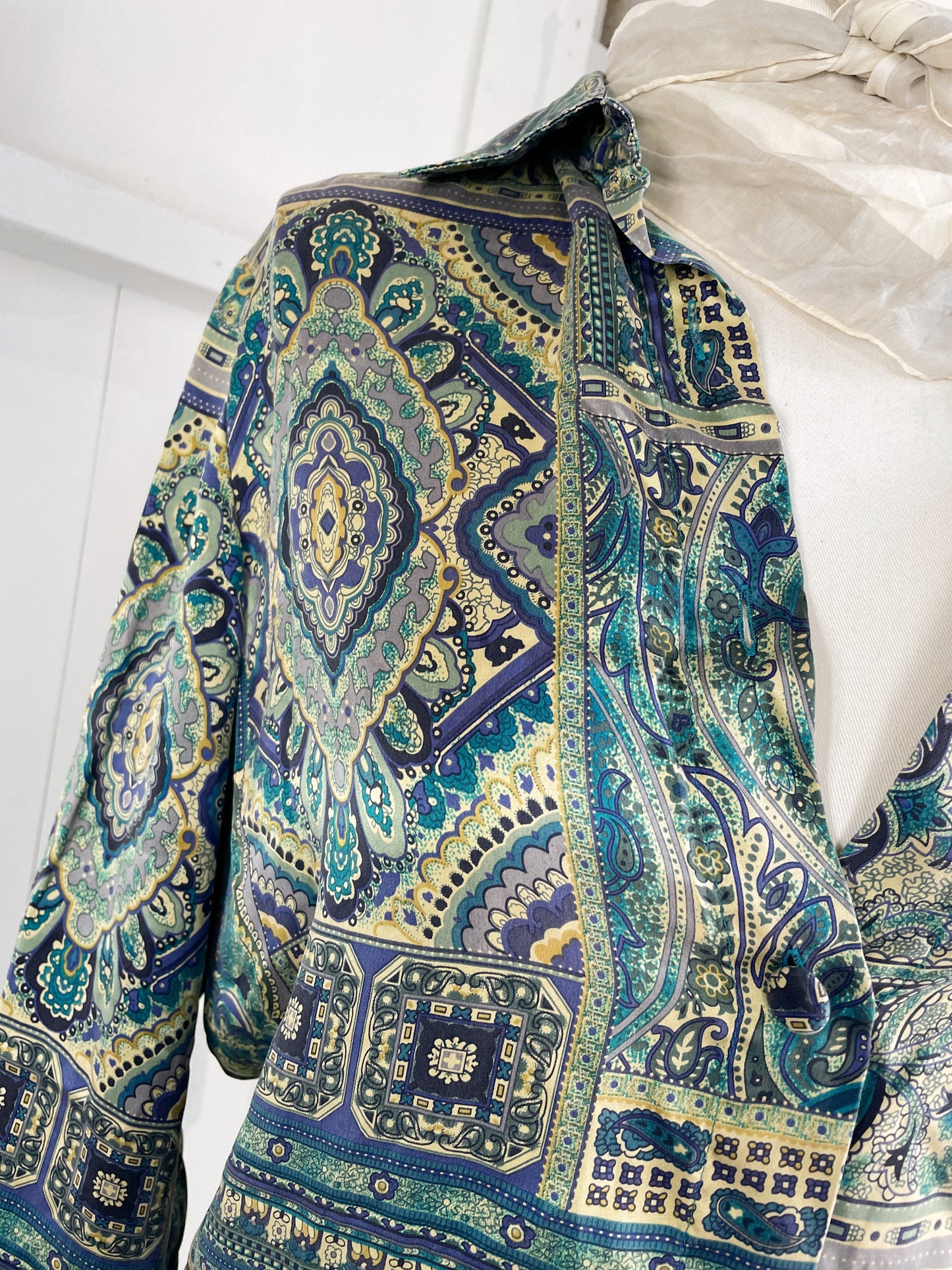 Silk Paisley Blouse