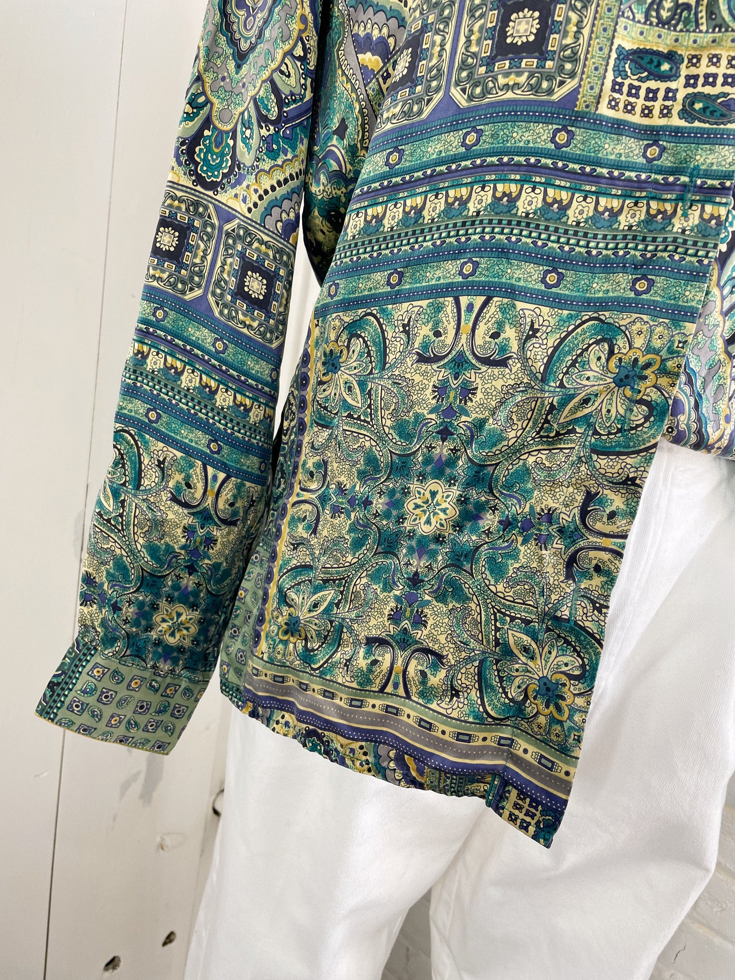 Silk Paisley Blouse