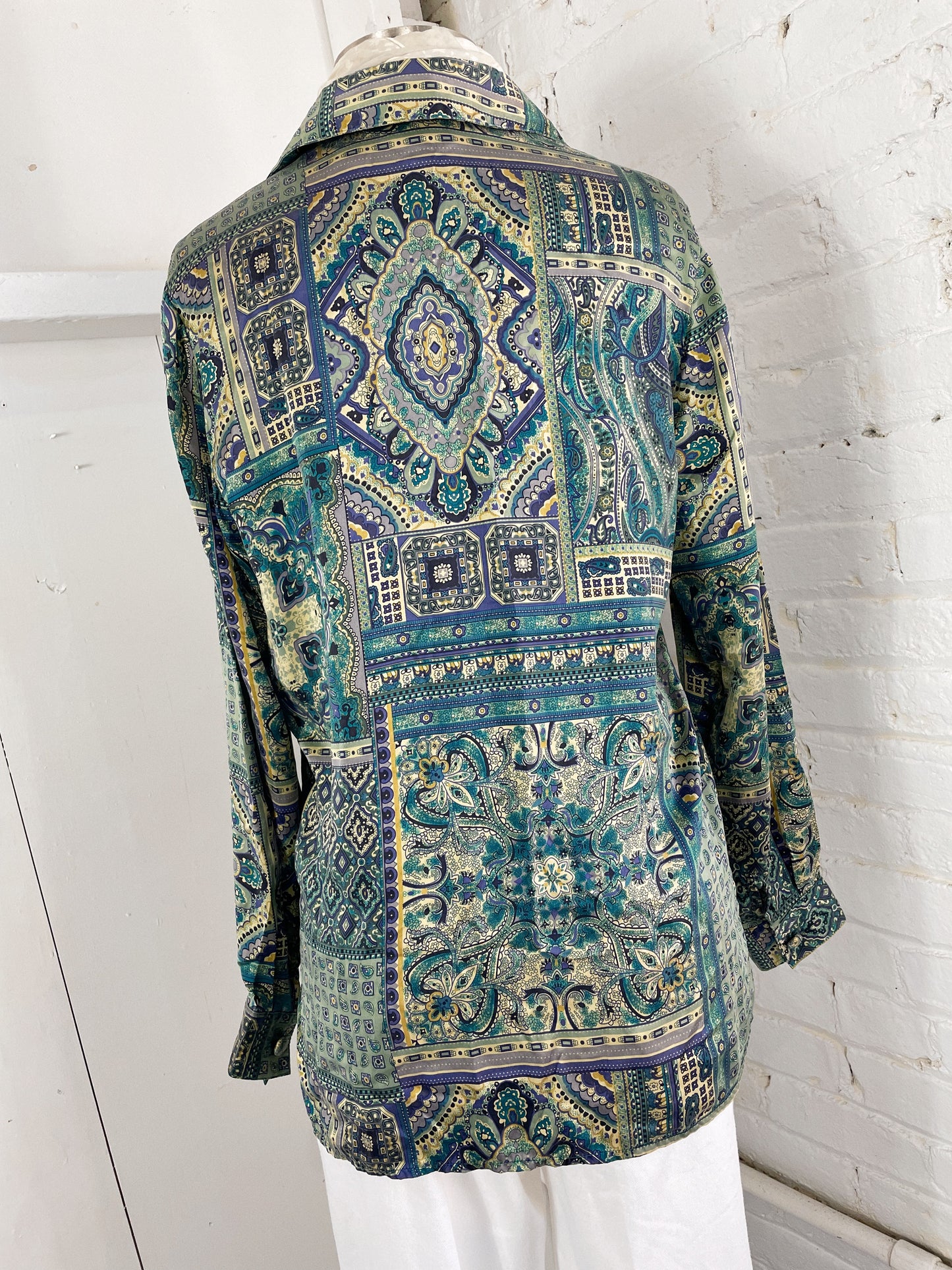 Silk Paisley Blouse