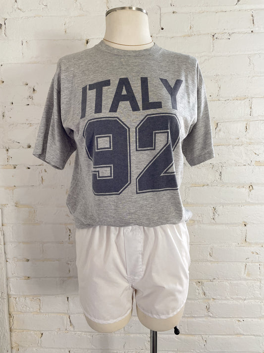 Italy 92 Heather Grey Tee