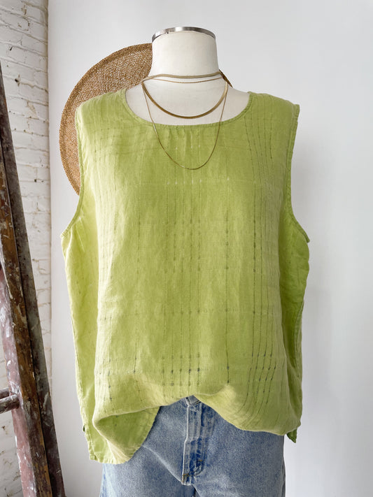Linen Picnic Tank
