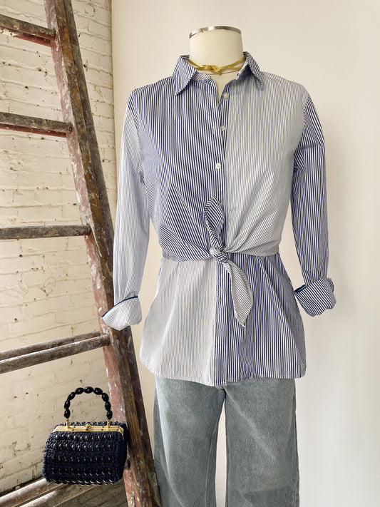 Provence Stripe Button-Down