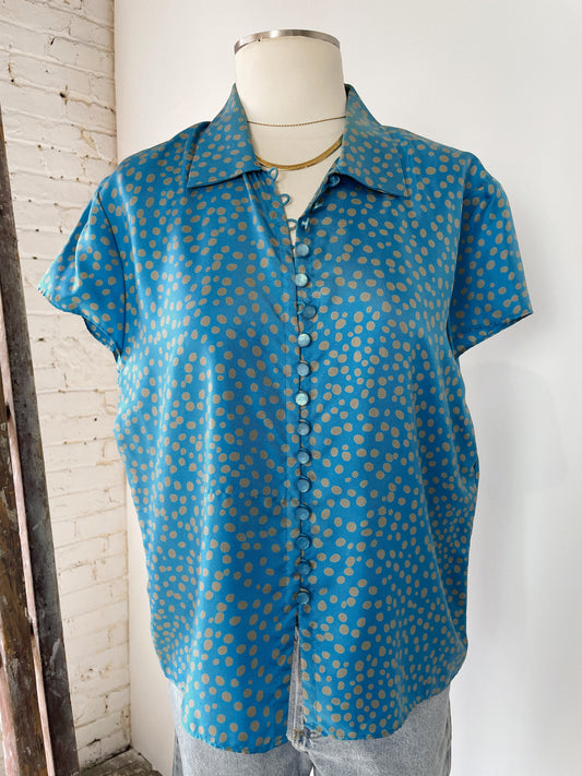 Silk Champagne Blouse