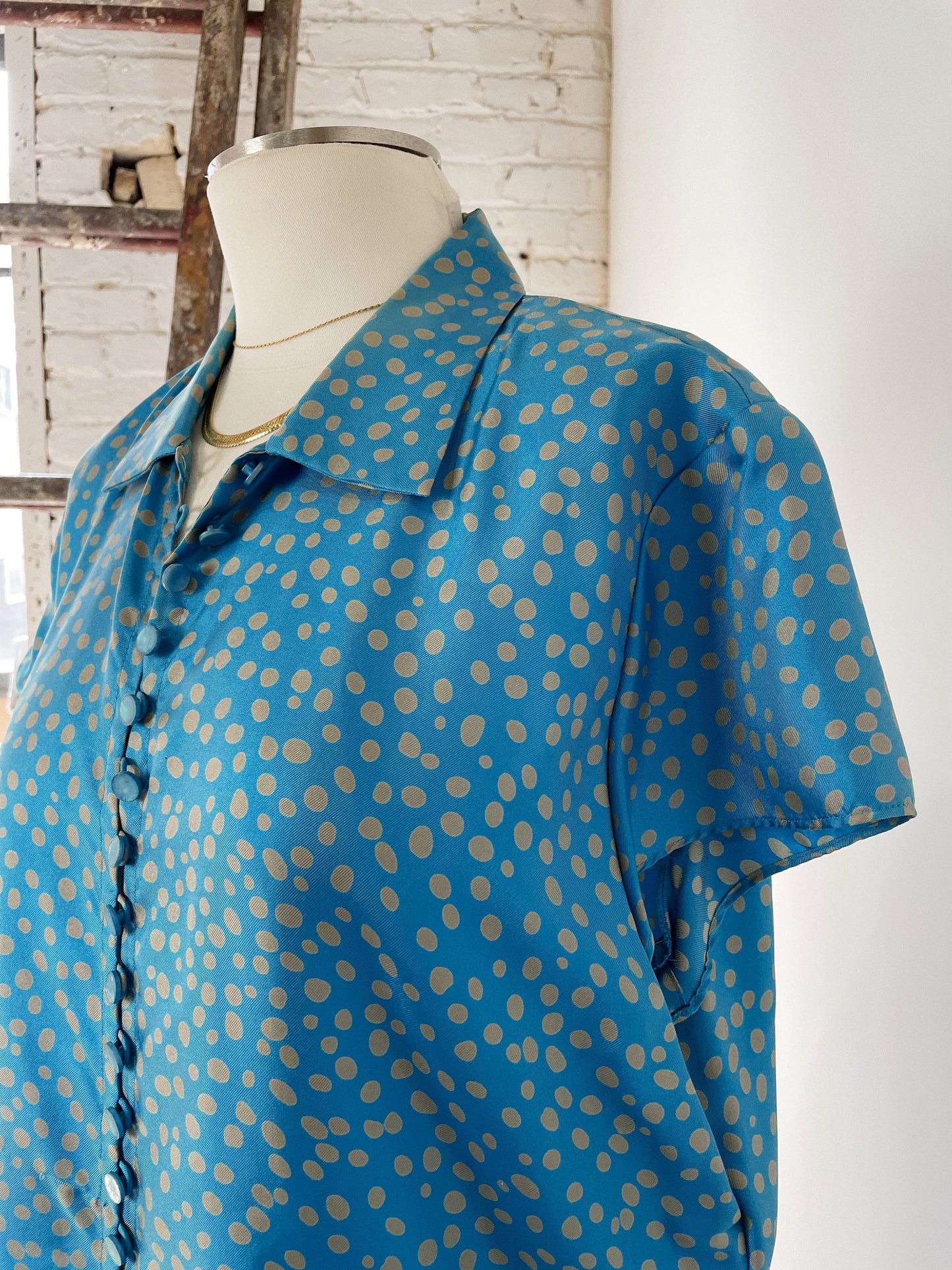 Silk Champagne Blouse