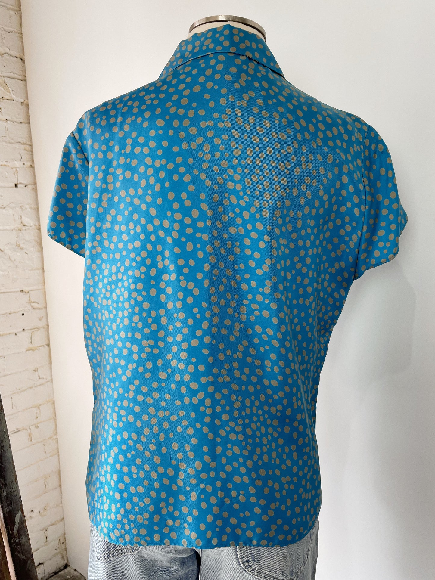 Silk Champagne Blouse