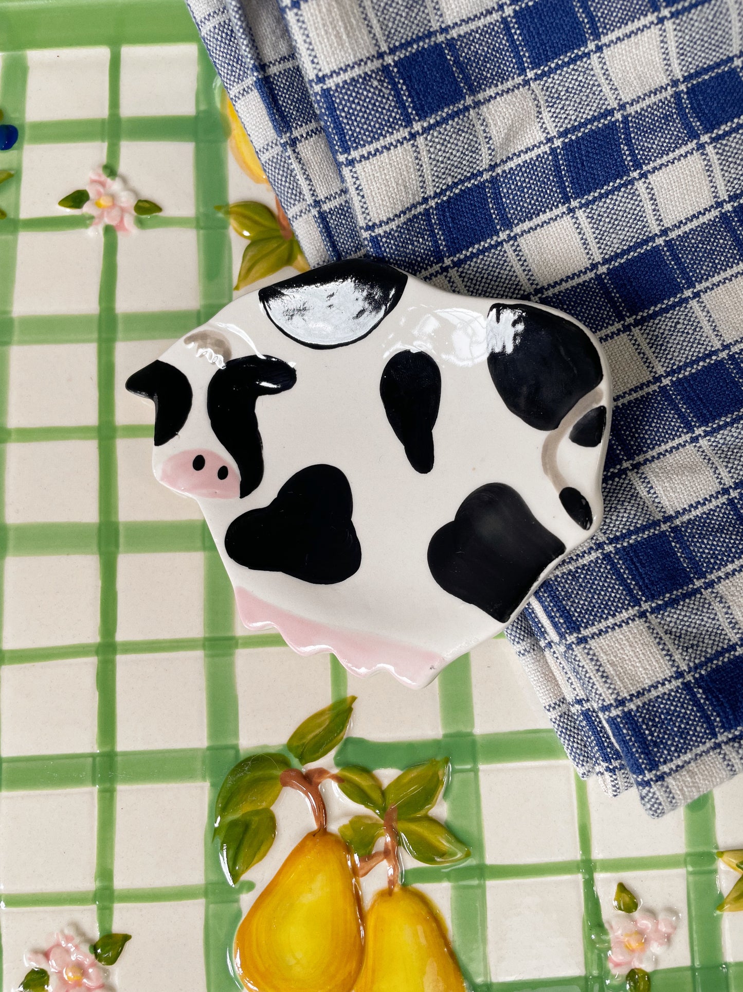 Cow Spoon Holder