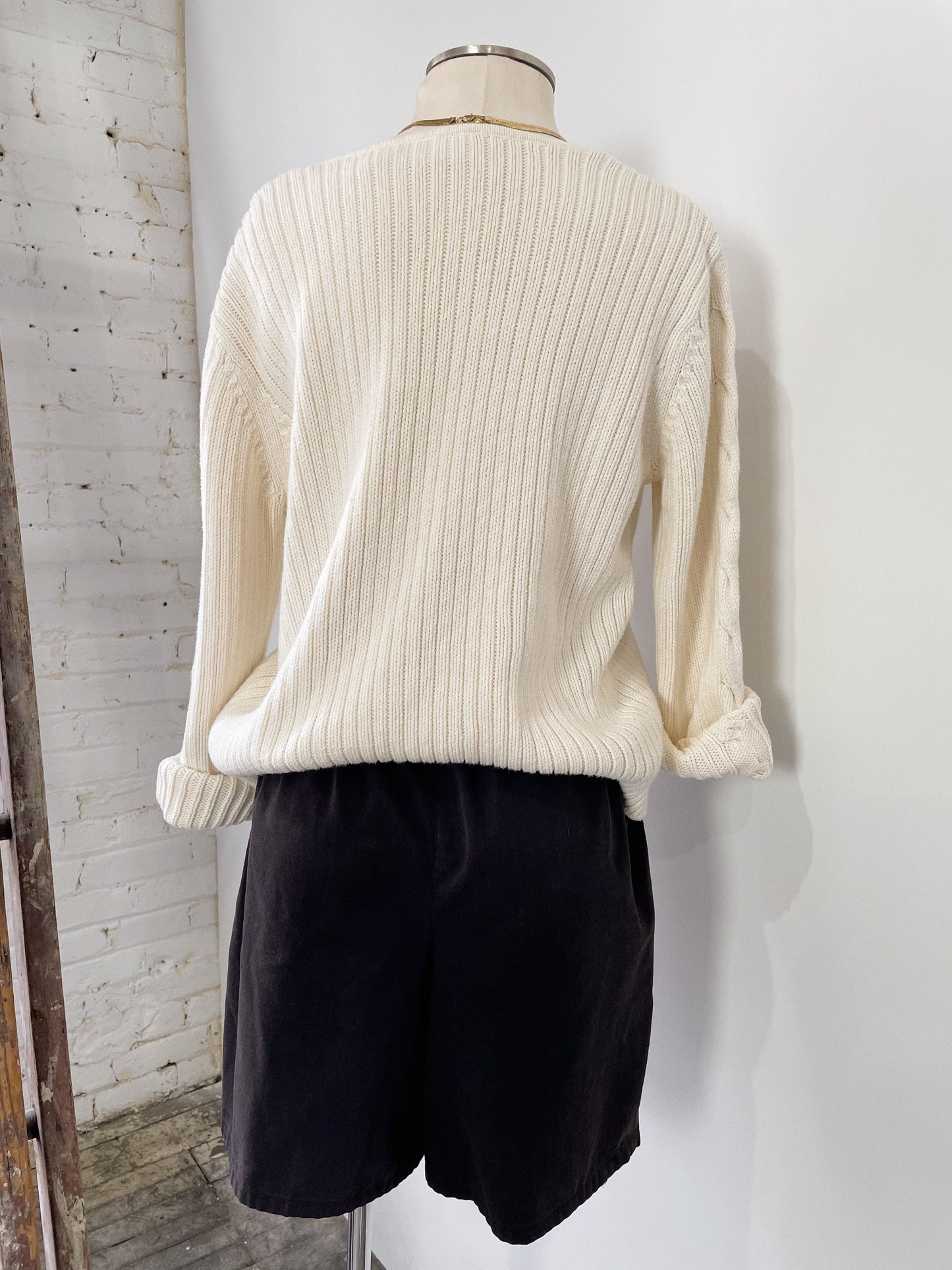 Cable Knit Beach Sweater