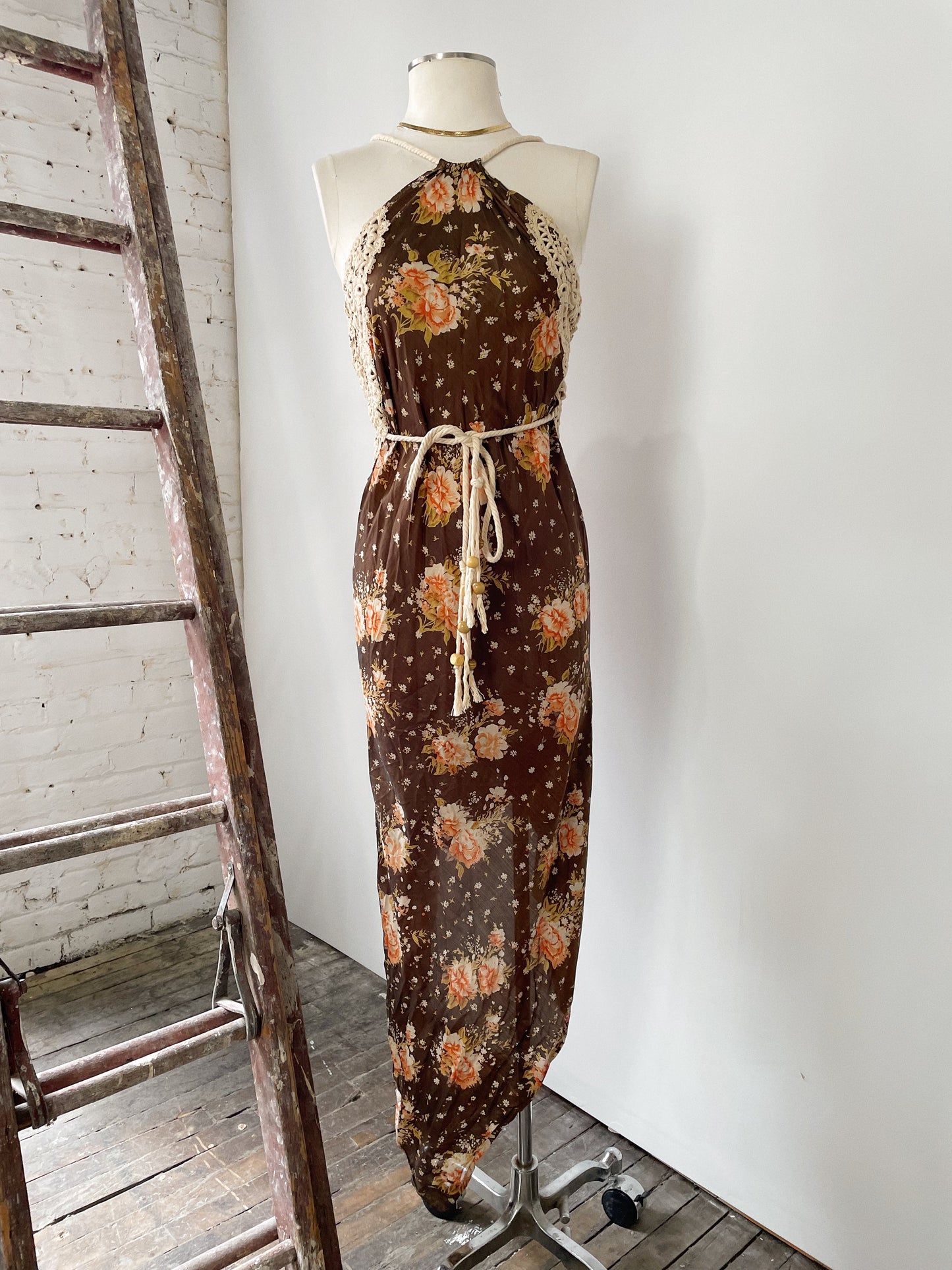 Reworked Silk Scarf Vacay Dress