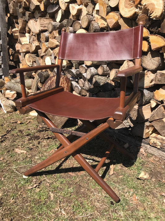 LEATHER DIRECTORS CHAIR