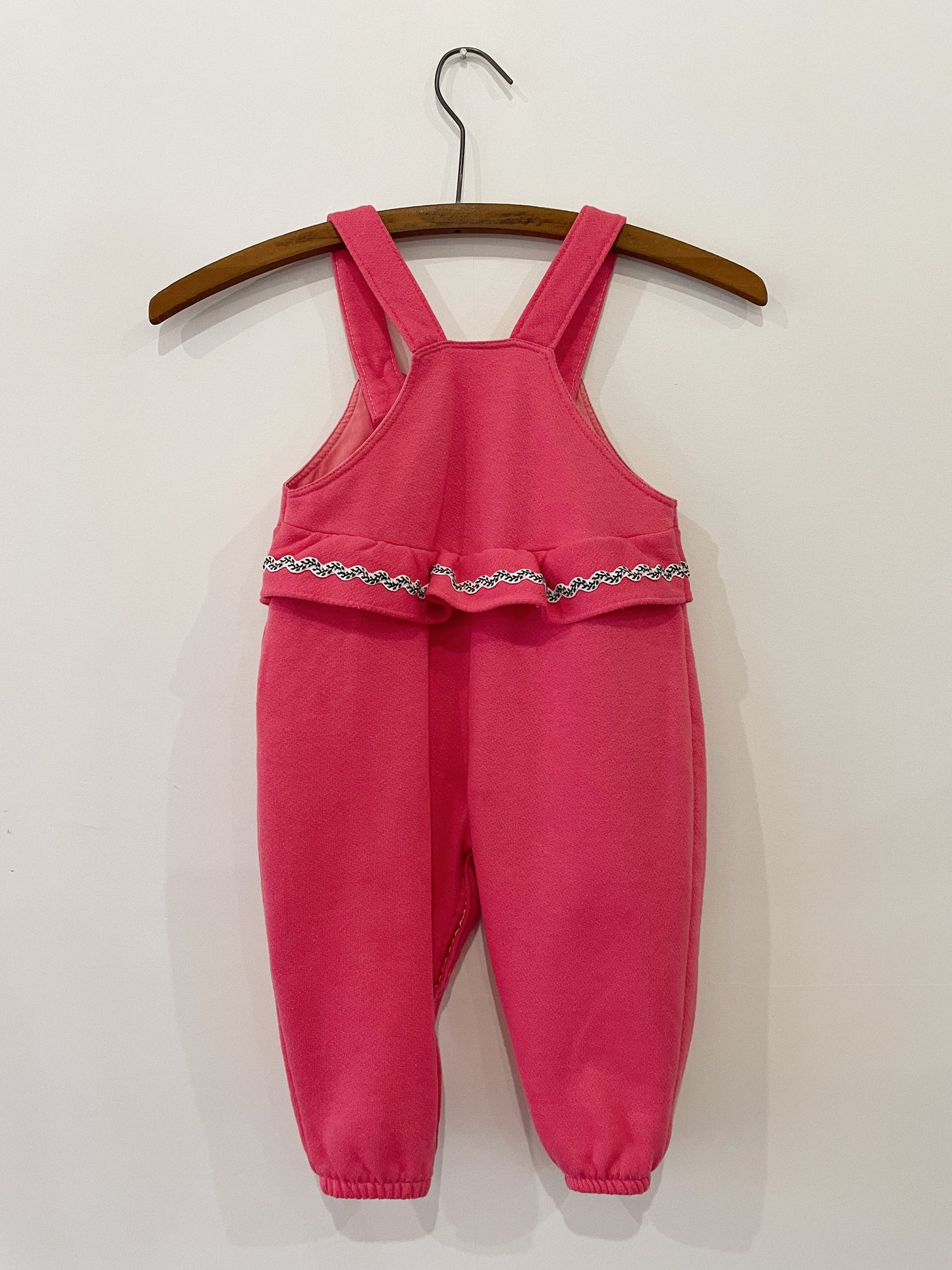 Pink Ruffle Fleece Jumpsuit