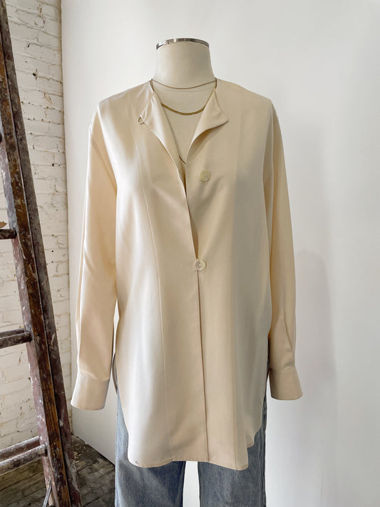 Saks Silk Ivory Blouse